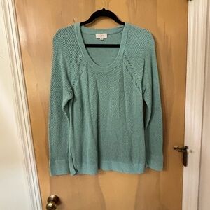 Light blue Loft Women's Sweater